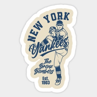 New York Yankees By Semrawud Sticker